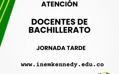 Directorio de docentes de secundaria jornada tarde 2024
