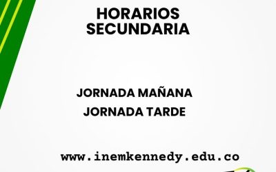 Horarios de clase actualizados a partir del 11 de marzo 2024