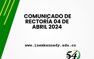 Comunicado de rectoría
