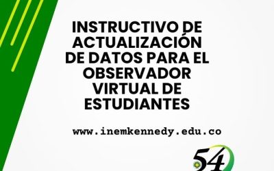 Instructivo de actualización de datos para el observador virtual